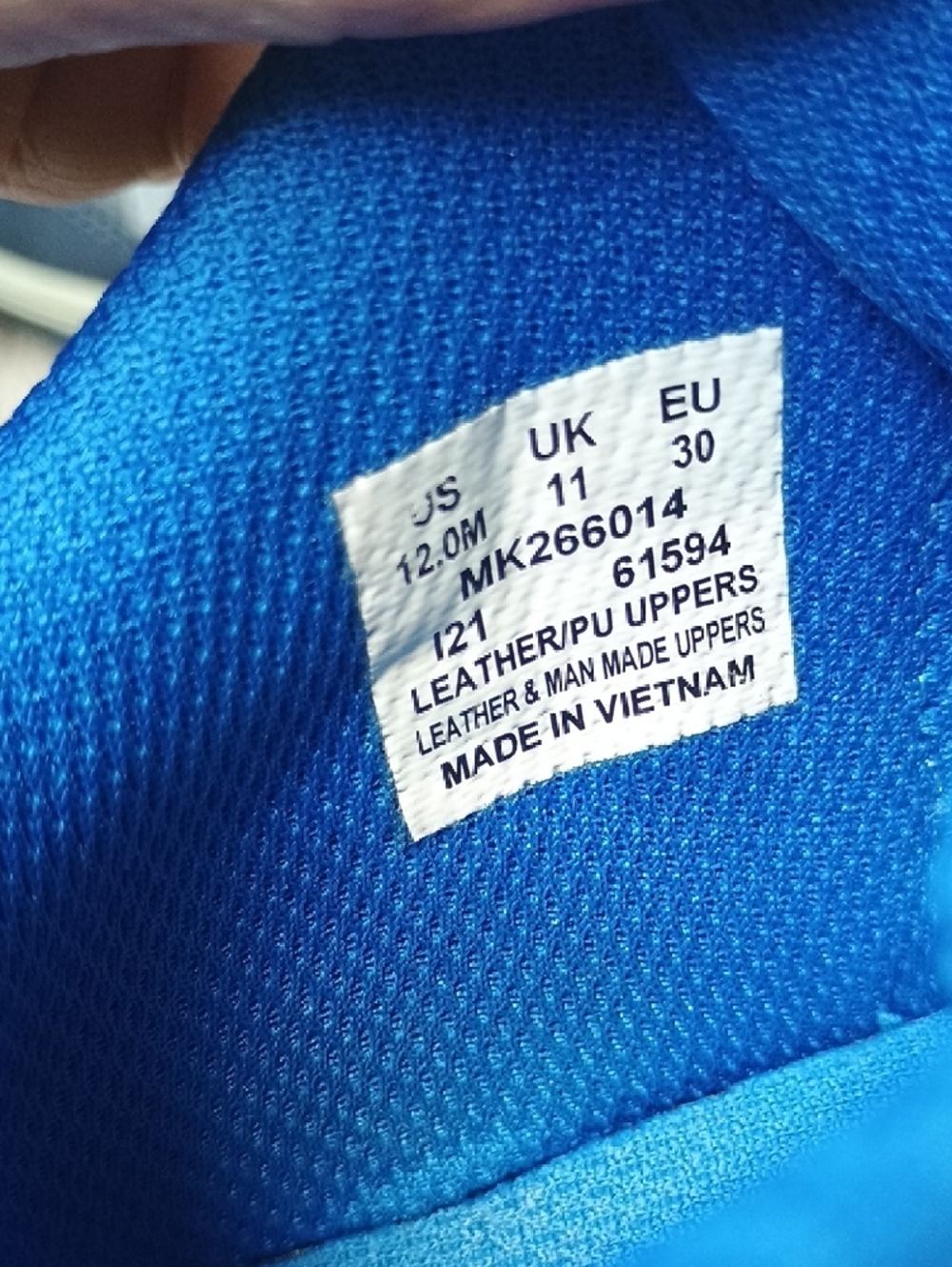 Merrell Kids Gray and Blue Trail Sneakers - Picture 9 of 10